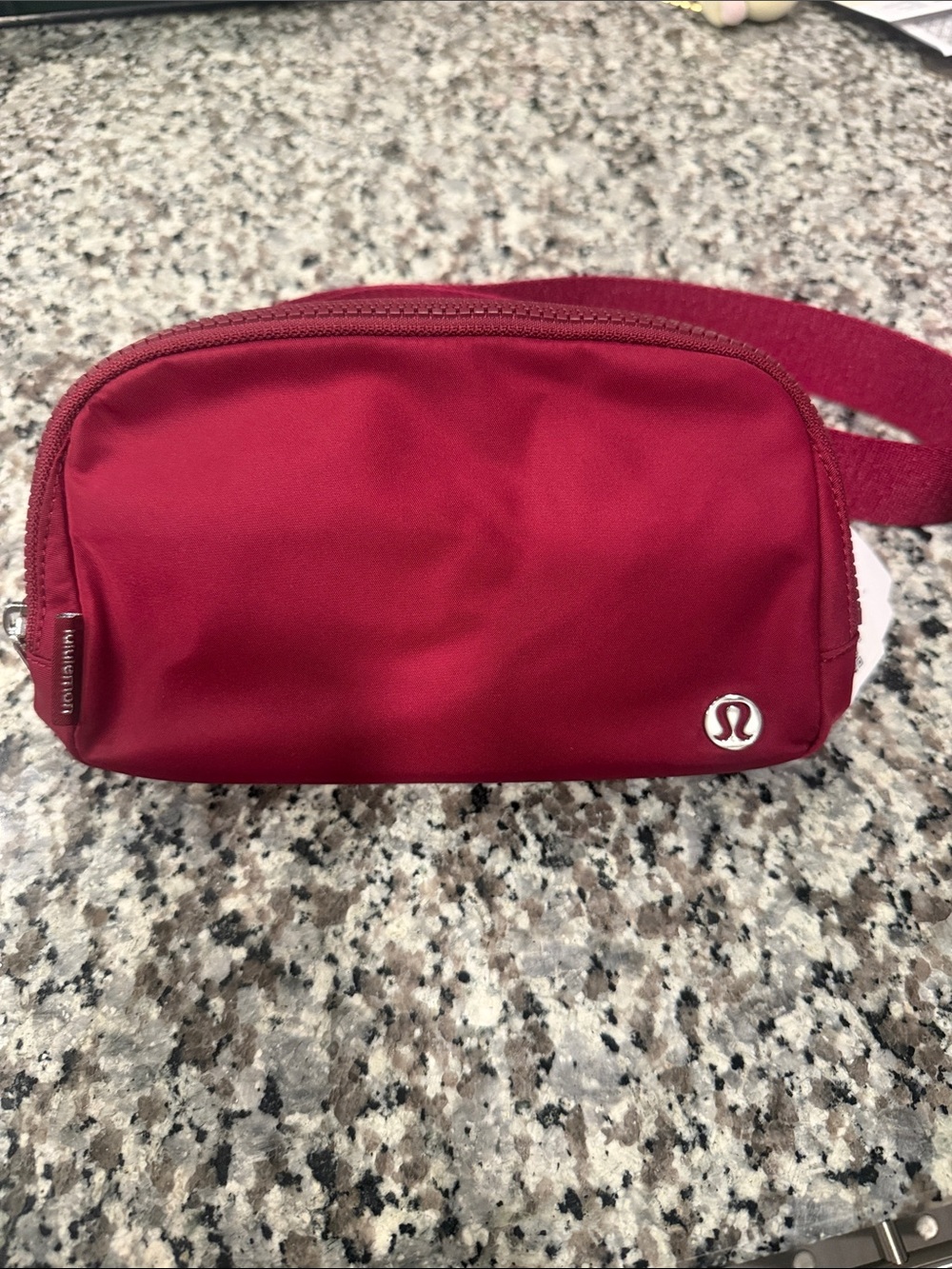 Lululemon Everywhere Belt Bag Ruby Wine Silver Rare Discontinued NWT